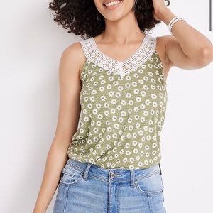 Maurice’s Floral Crochet Trim Tank Top
